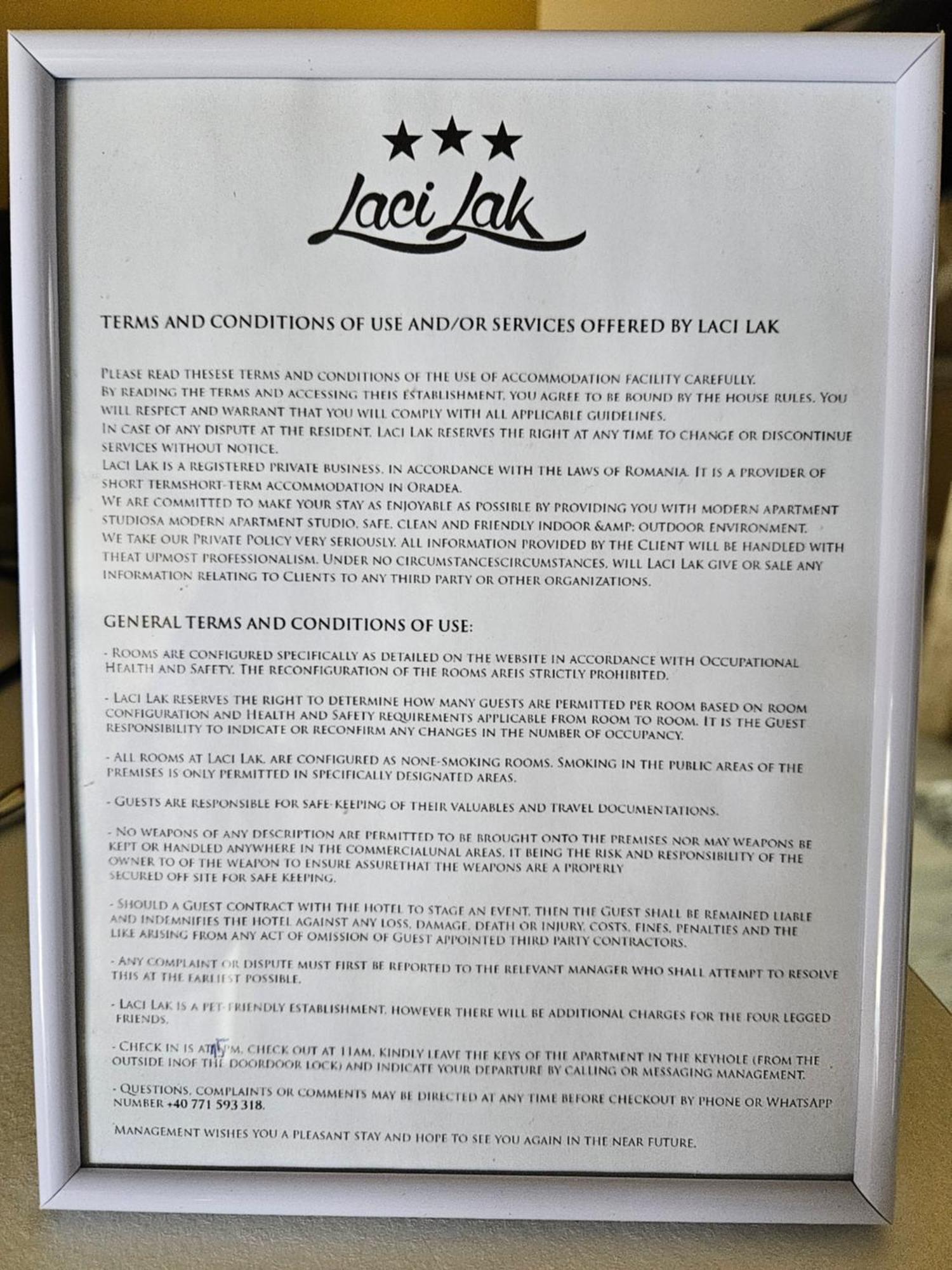 Laci Lak Modern Apartment Oradea Dış mekan fotoğraf